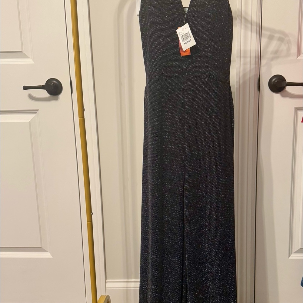 Elegant Black Sleeveless Jumpsuit